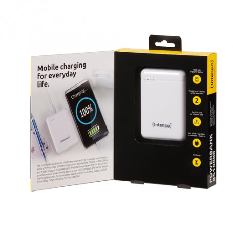 Intenso XS10000 batteria portatile Polimeri di litio (LiPo) 10000 mAh Bianco (7313532)