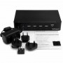 StarTech.com Switch Commutatore KVM a 4 Porte DisplayPort con Hub USB 3.0 - 4K (SV431DPU3A2)