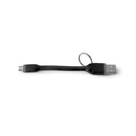 Celly USBMICROKEYBK cavo USB 0,12 m USB-A MicroUSB Nero (USBMICROKEYBK)