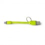 Celly USBLIGHTKEYGN cavo Lightning 0,12 m Verde (USBLIGHTKEYGN)