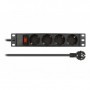DeLOCK 66817 protezione da sovraccarico Nero 4 presa(e) AC 220 - 250 V 1,5 m (66817)