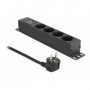DeLOCK 66818 protezione da sovraccarico Nero 4 presa(e) AC 220 - 250 V 1,5 m (66818)