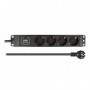 DeLOCK 66818 protezione da sovraccarico Nero 4 presa(e) AC 220 - 250 V 1,5 m (66818)