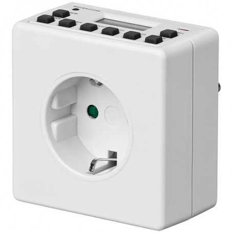 Goobay NK ZSU 4 ZEITSCHALTUHR DIGITAL Bianco Timer giornaliero/settimanale (93256)