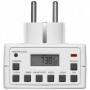 Goobay NK ZSU 4 ZEITSCHALTUHR DIGITAL Bianco Timer giornaliero/settimanale (93256)