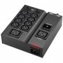 PowerWalker MBS/PDU IEC 1-3kVA unità di distribuzione dell'energia (PDU) 9 presa(e) AC Nero (10133000)