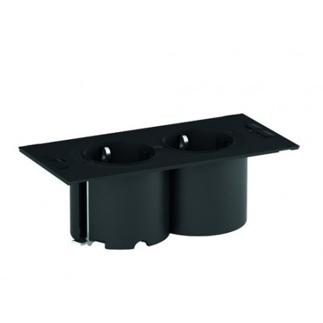 Bachmann DUE presa energia Tipo F Nero (929.010)