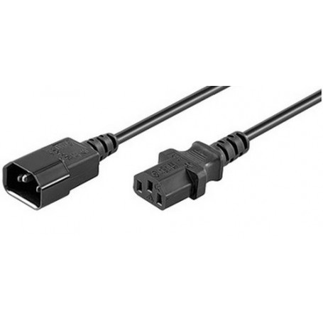 Goobay 39203 cavo di alimentazione Nero 5 m Accoppiatore C14 Accoppiatore C13 (39203)
