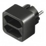 Goobay NK 002 adattatore per presa di corrente Tipo C (Europlug) Nero (51002)