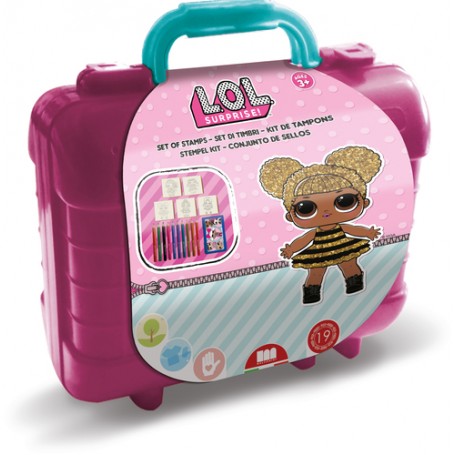 Multiprint Travel set valigetta in platica LOL (29802B)
