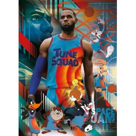 Clementoni Space Jam 2 Puzzle di contorno 1000 pz (39627A)