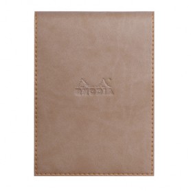 Rhodia Notepad cover + notepad N°13 quaderno per scrivere A6 80 fogli Grigio talpa (138104C)