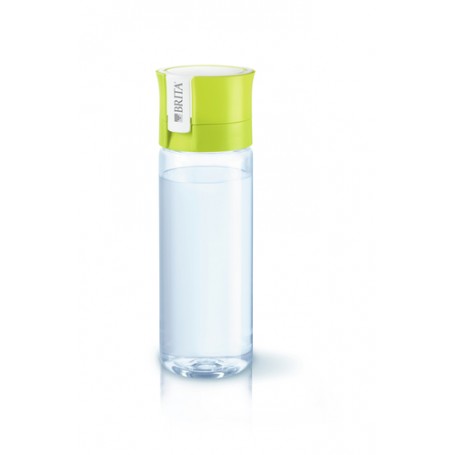 Brita Fill&Go Bottle Filtr Lime Bottiglia per filtrare l'acqua Lime, Trasparente (1016335)