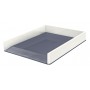 Leitz 53611001 vassoio da scrivania Polistirolo Metallico, Bianco (53611001)