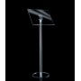 Tecnostyl Acrylic lectern-style porta documenti Acrilico, Metallo Cromo, Trasparente (MB030)