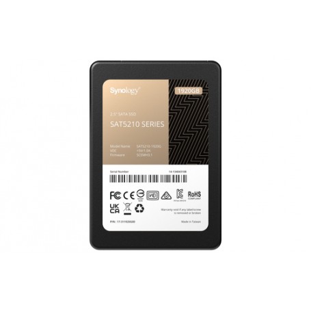 Synology SSD 2.5” SATA 1920GB 2.5" Serial ATA III (SAT5210-1920G)