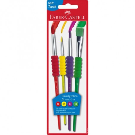 Faber-Castell 481600 pennello per verniciare di tipo generico 4 pz (481600)