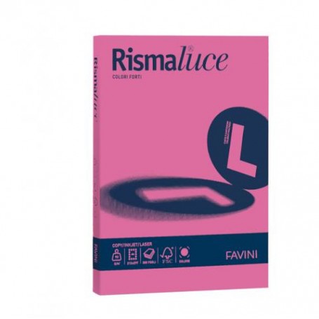 Favini Rismaluce carta inkjet A4 (210x297 mm) 50 fogli Rosa (A69F544)