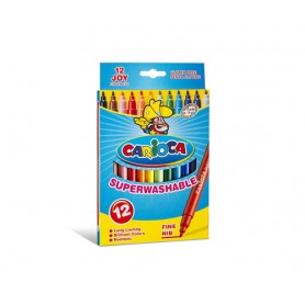 Carioca Joy marcatore Fine Multicolore 12 pz (40614)