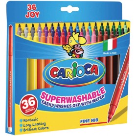 Carioca Joy marcatore Fine Multicolore 36 pz (40616)