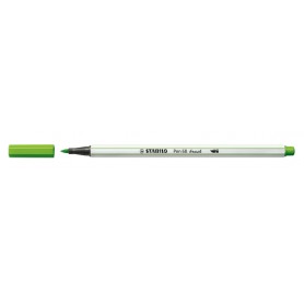 STABILO Pen 68 brush marcatore Medio Verde chiaro 1 pz (568/43)