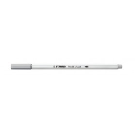 STABILO Pen 68 brush marcatore Medio Grigio 1 pz (568/95)