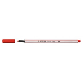 STABILO Pen 68 brush marcatore Medio Rosso 1 pz (568/48)