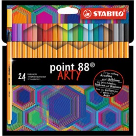 STABILO point 88 ARTY penna tecnica Fine Multicolore 24 pz (8824/1-20)