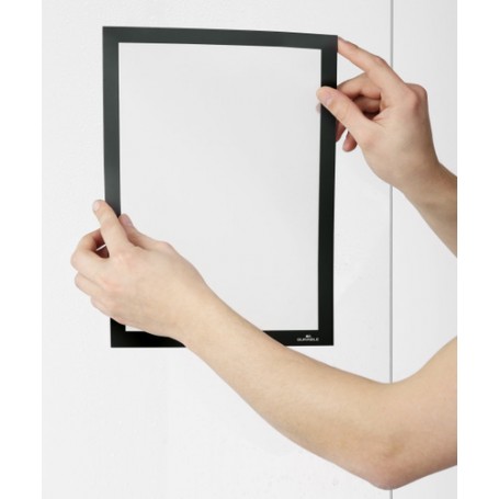 Durable 484101 cornice magnetica A4 Nero (4841-01)