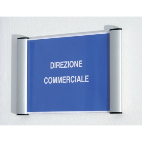 Tecnostyl Targa Acrilico, Alluminio Alluminio, Trasparente (PTA02)