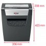Rexel Momentum X312 distruggi documenti Taglio a particelle Nero, Grigio (2104572EU)