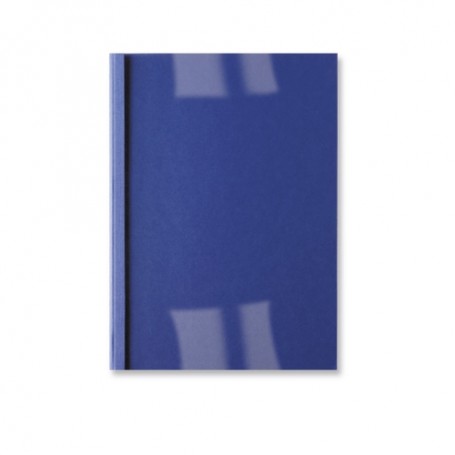 GBC Copertine rilegatura termica LeatherGrain 6mm blu royal(100) (IB451034)