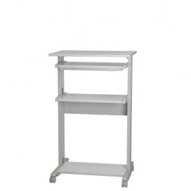 ROLINE PC Standing Workstation Forma rettangolare Metallo, Plastica Grigio, Bianco (RO17.02.1545)