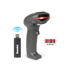 Hamlet HBCS1D10W lettore di codici a barre Lettore di codici a barre portatile 1D Laser Nero (HBCS1D10W)