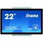 iiyama ProLite TF2215MC-B2 monitor touch screen 54,6 cm (21.5") 1920 x 1080 Pixel Multi-touch Multi utente Nero (TF2215MC-B2)
