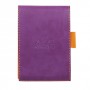 Rhodia Notepad cover + notepad N°11 quaderno per scrivere A7 80 fogli Porpora (118210C)