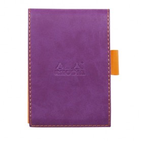 Rhodia Notepad cover + notepad N°11 quaderno per scrivere A7 80 fogli Porpora (118110C)