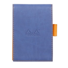 Rhodia Notepad cover + notepad N°11 quaderno per scrivere A7 80 fogli Blu (118208C)