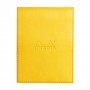 Rhodia Notepad Cover + Notepad N°12 quaderno per scrivere 80 fogli Giallo (128116C)