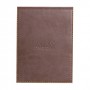 Rhodia Notepad Cover + Notepad N°12 quaderno per scrivere 80 fogli Cioccolato (128103C)
