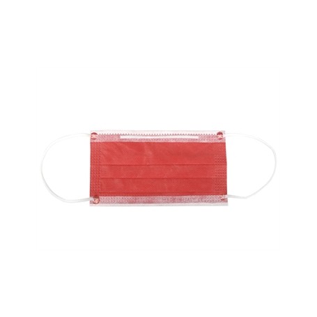 GIMA 20604 mascherina chirurgica Rosso 50 pz (20604)