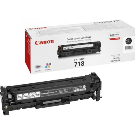 Canon CRG-718 Bk cartuccia toner 1 pz Originale Nero (2662B002)