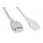LINK CAVO ALIMENTAZIONE PROLUNGA MASCH/FEMM MT.1 BIANCO (LKIEC18B)