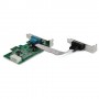 StarTech.com Scheda adattatore seriale PCI Express RS232 a 2 porte - Scheda controller host seriale PCIe RS232 - PC (PEX2S953LP)