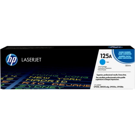 HP Cartuccia Toner originale ciano LaserJet 125A (CB541A)