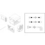Lenovo ThinkSystem ST250 3.5" SATA/SAS 4-Bay Backplane Kit Box esterno HDD Metallico 3.5" (4M17A12788)