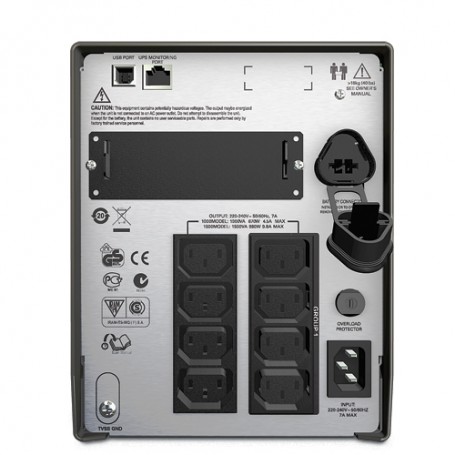 APC Smart-UPS A linea interattiva 8 presa(e) AC (SMT1000I-6W)