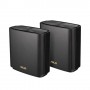 ASUS ZenWiFi AX (XT8) router wireless Gigabit Ethernet Banda tripla (2.4 GHz/5 GHz/5 GHz) 4G Nero (90IG0590-MO3G20)