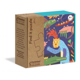 Clementoni Find it puzzle - Bungle in the jungle Puzzle da pavimento 33 pz (16221C)