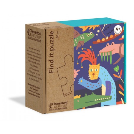 Clementoni Find it puzzle - Bungle in the jungle Puzzle da pavimento 33 pz (16221C)